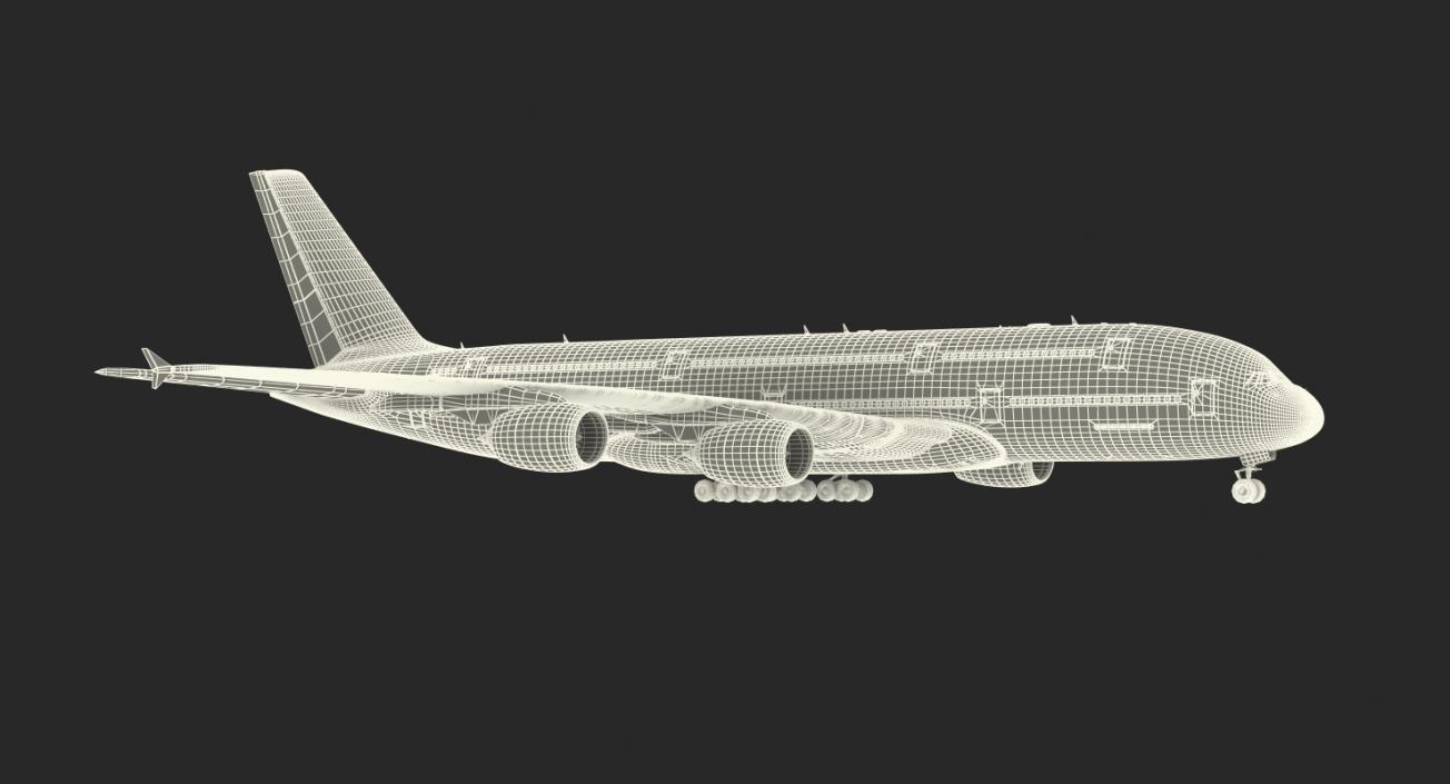 Airbus A380-1000 Air France 3D